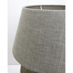 Lampa ceramiczna Rustykalna z abażurem 47cm